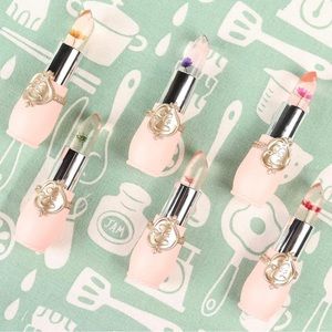 Temperature Color Crystal Flower Jelly Lipstick, Lip Gloss